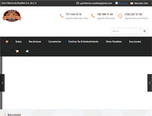 Tablet Screenshot of granfabricademuebles.com